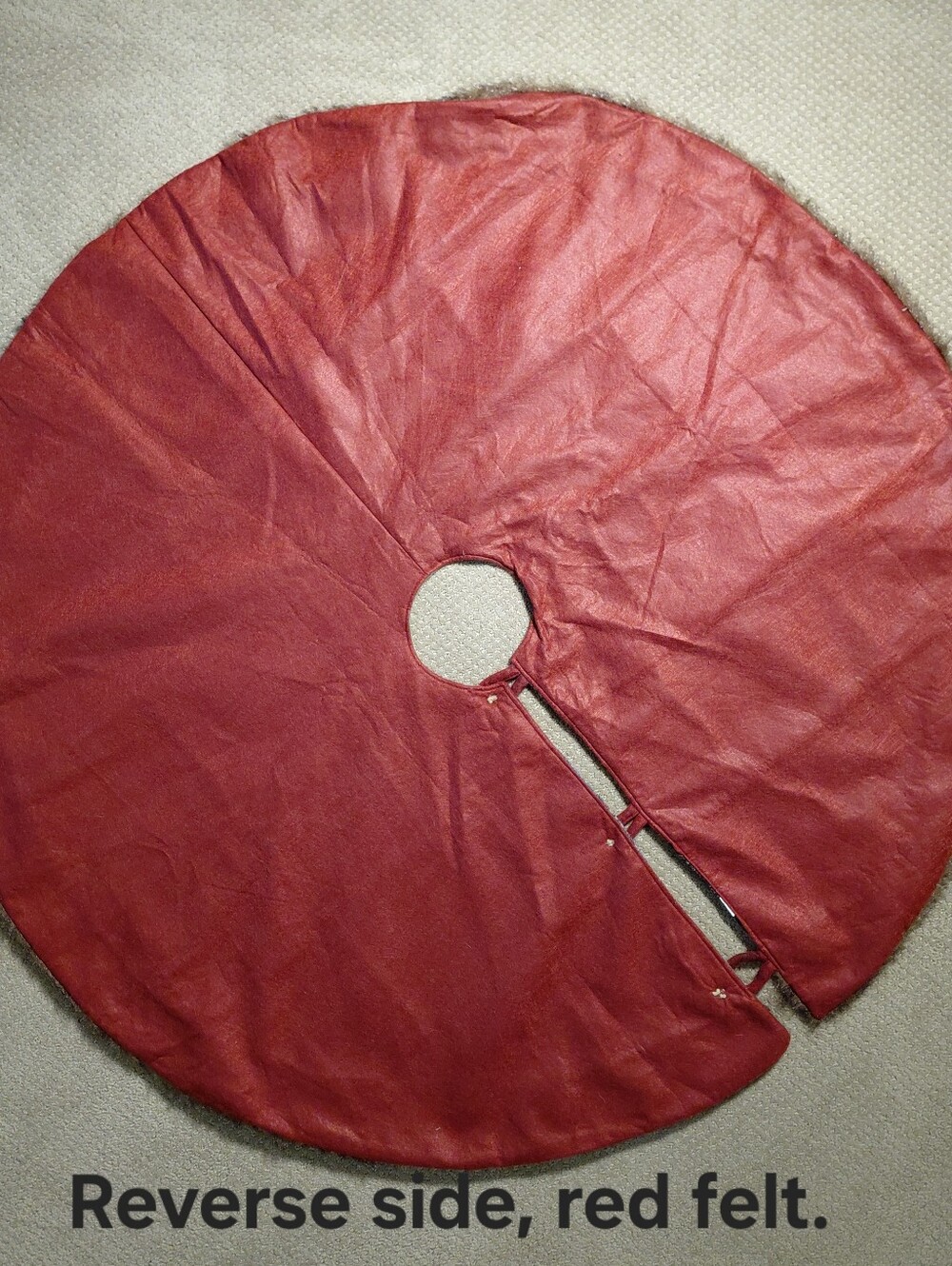 PATCHWORK CHRISMAS TREE SKIRT - Picture 2 of 4
